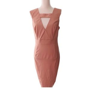 ASOS Coral Cut Out Dress